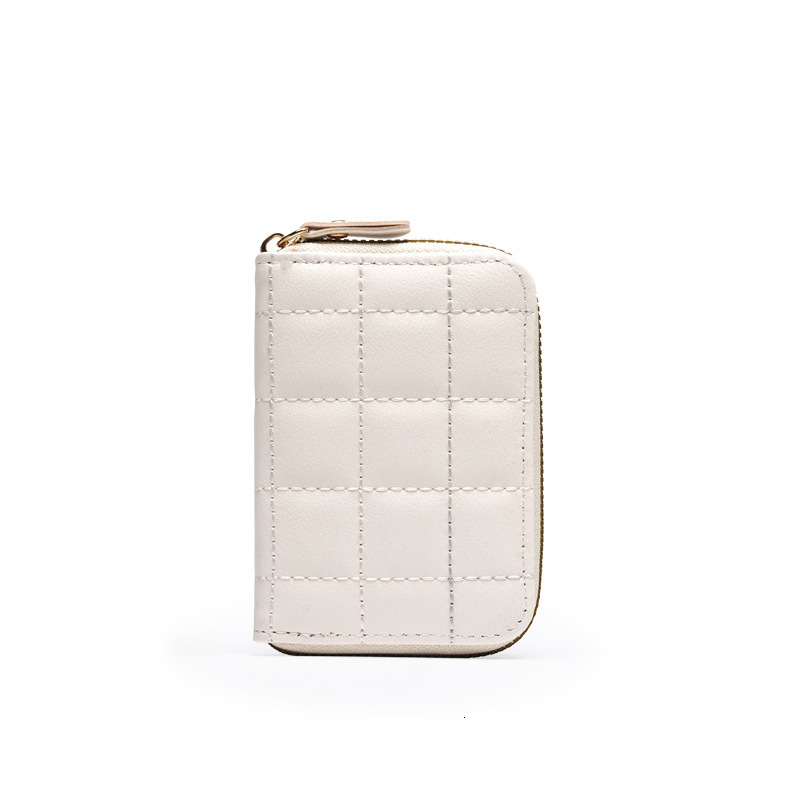 Designer Wallet Hot-selling Card Holder Plaid Multi-function Multi-card Slot Card Holder Compact Embroidered Style Luxury Bag Simple Mini Wallet Coin 