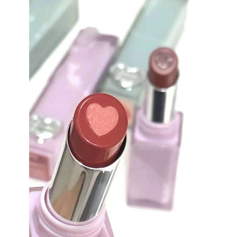 Joocyee Jelly Lipstick Love Sand Shape Moisturizing Long-lasting Non-stick Cup Glaze Natural Nude Color Lip Makeup X250703