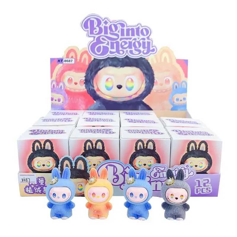 12pcs V3 Biginto Energy Flocking Blind Box Set Cute Doll Desktop Ornaments Surprise Gifts For Kids Model Collection Gift Z250703