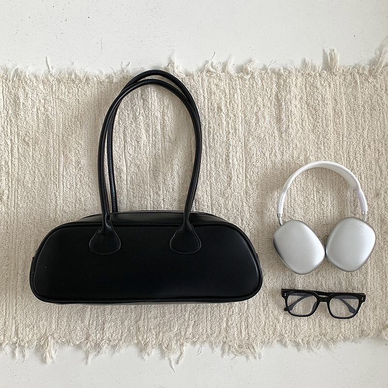 Simple autumn versatile shoulder bag for women with high-end feel large capacity commuting armpit bag