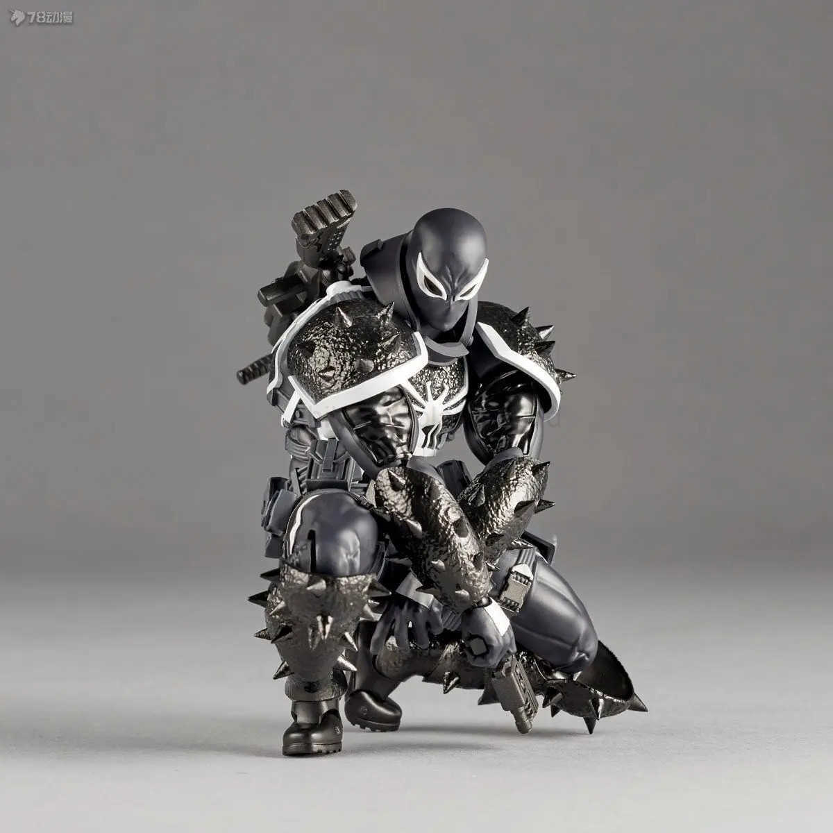 Disney 2024 Agent Venom Action Figure CT Version Kaiyodo Anime Figurine Marvel PVC Movable Collection Eugene Thompson Ko Model Toy Gift W250710