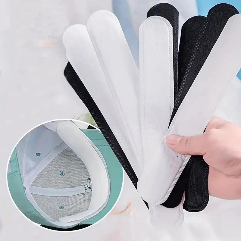 5010PCS Hat Sweat Absorber Stickers Summer Cap Liner Bands Sweatband Visor Hats Adhesive Absorbing Strips Pads Tools 250625