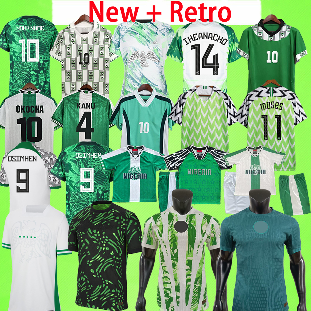 Nigeria 2025 2026 Soccer Jerseys OSIMHEN 22 23 24 25 26 football Shirt OKOCHA SIMON LOOKMAN Kids kit boys Training uniform 1994 1996 1998 2018 2022 RETRO 94 96 98 women