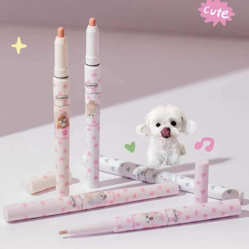 Flortte Waterproof Matte Lipliner Lip Pencil Double Ended Contour Tint Lipstick Lasting Non-stick Cup Moisturising Lips Makeup X25070