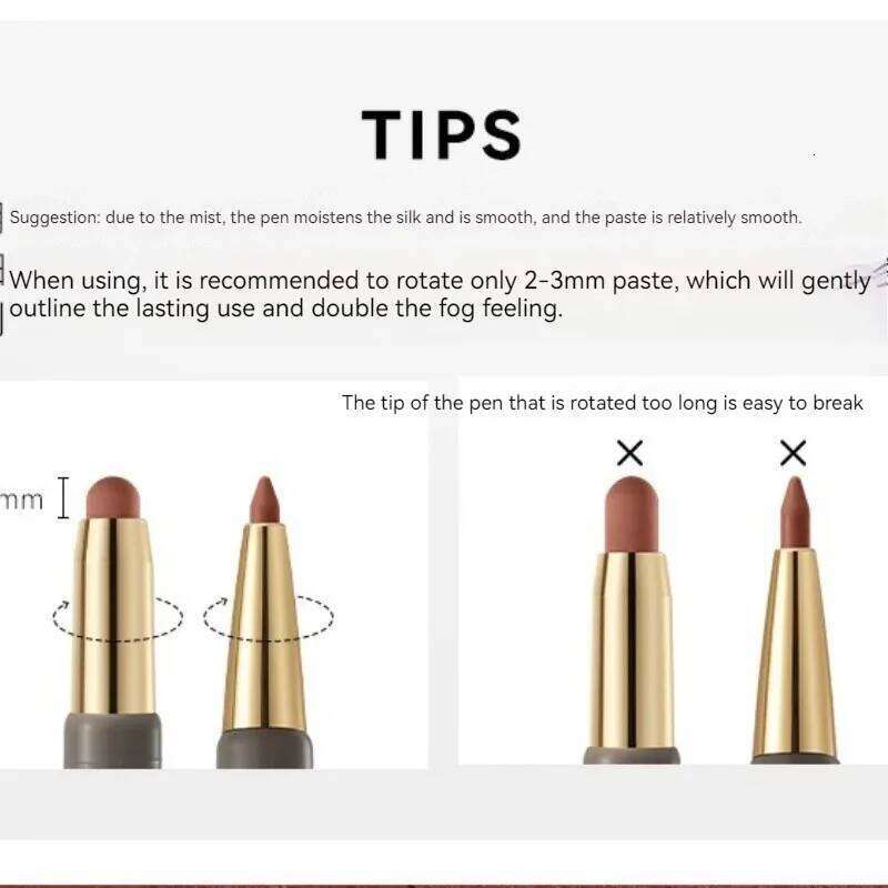 OUT OF OFFICE OOO Double-end lipliner matte lipstick plumping lip pencil outlines Nude outofoffice Original Makeup Cosmetics X250703