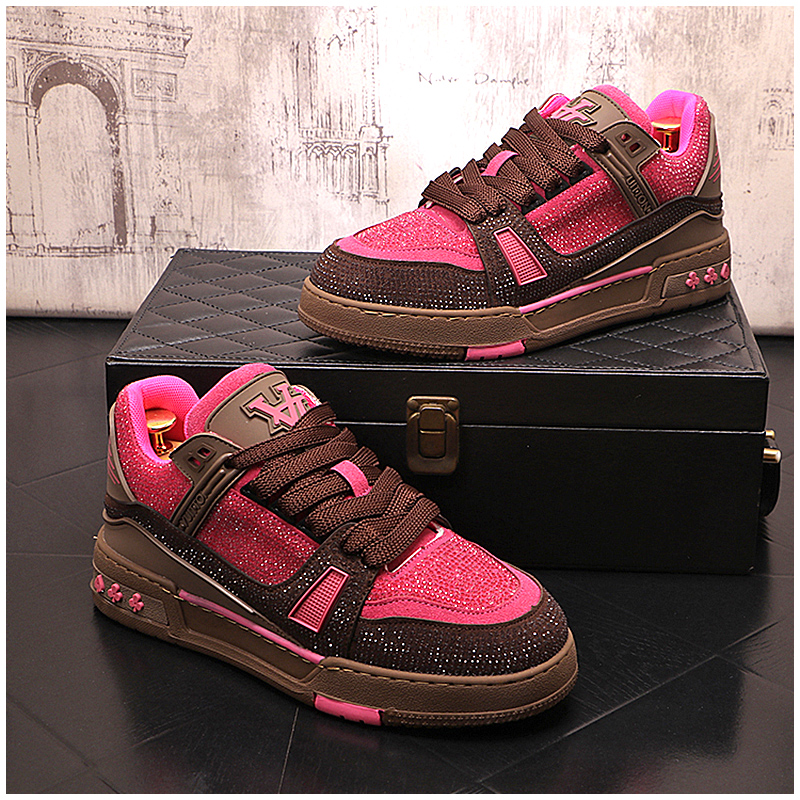Free shipping designer running shoes for women men Luxury summer outdoor black pink designer sneakers Casual watches