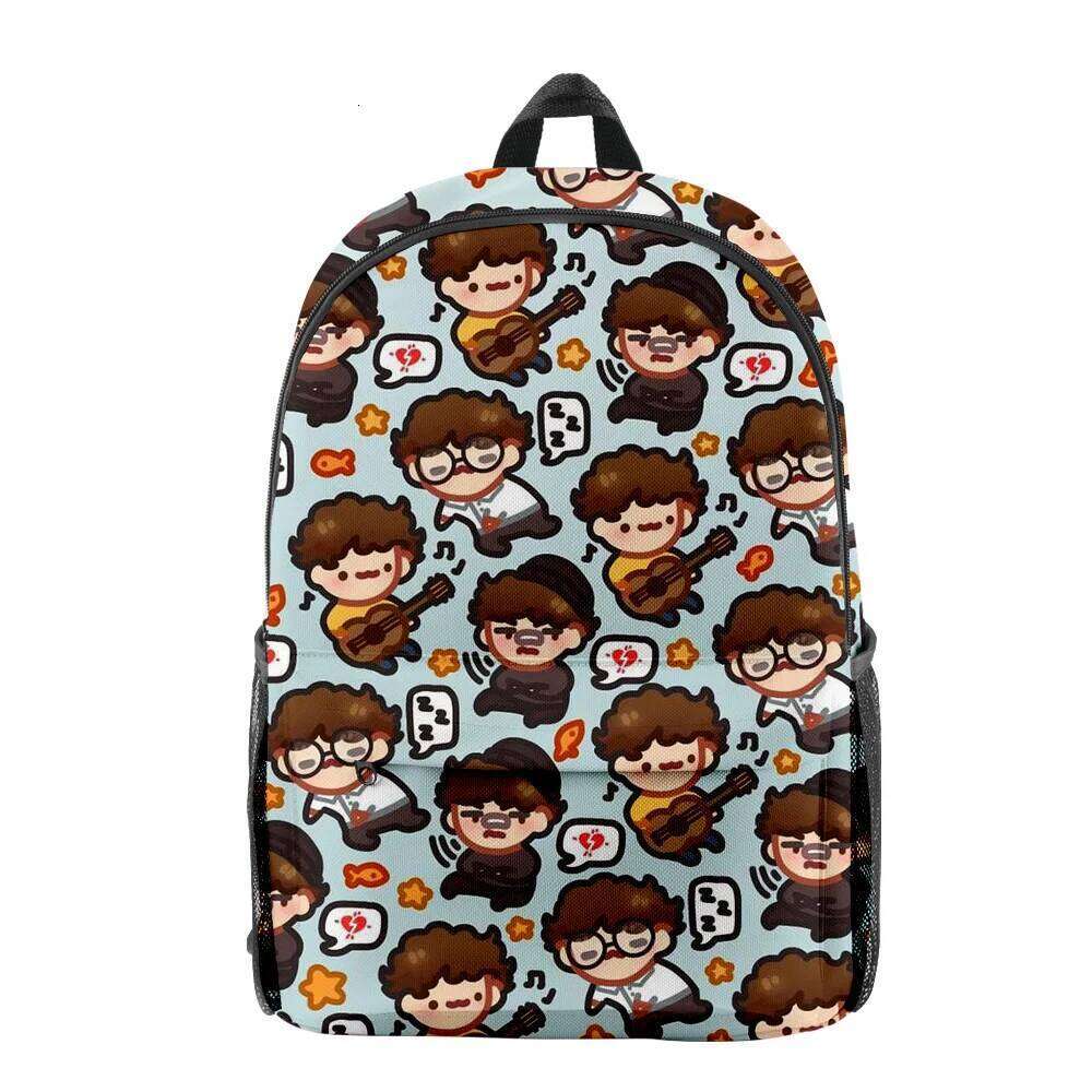 Fashion Novelty Wilbur Soot Dream Team pupil Bookbag Notebook 3D Print Oxford Waterproof Boys/Girls Travel Backpacks