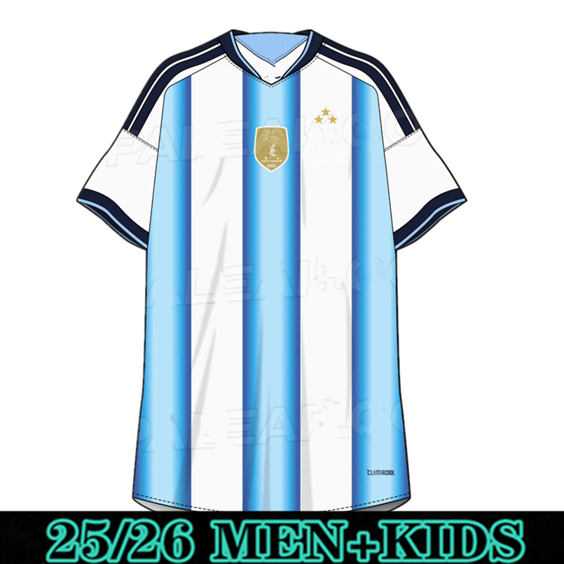 25 26 Argentina Soccer Jerseys Otamendi DE PAUL L.MARTINEZ 50-Years Anniversary DYBALA DI MARIA TAGLIAFICO Maradona national team 2025 football men S-4XL