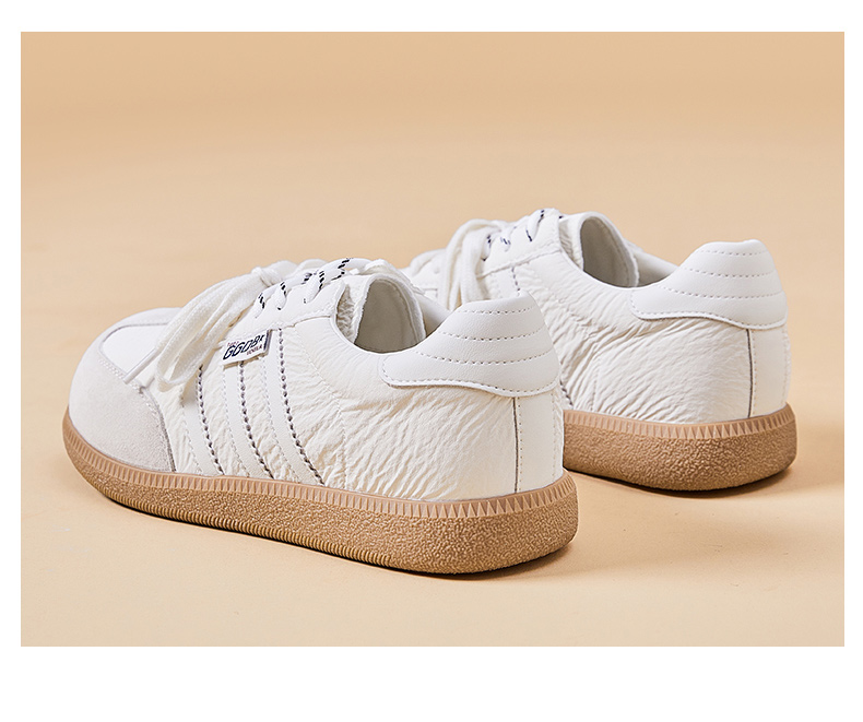 Retro German Training Shoes Women's Summer Breathable Women's Shoes Versatile White Shoes Casual Board Shoes Soft soled Sports Shoes
