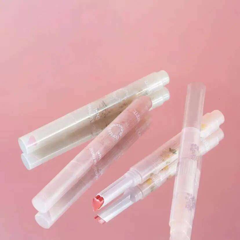 FLORTTE First Kiss Series Love Lipstick Pen Mirror Water Light Lip Glaze Hydrating Women Beauty Cosmetics X250702