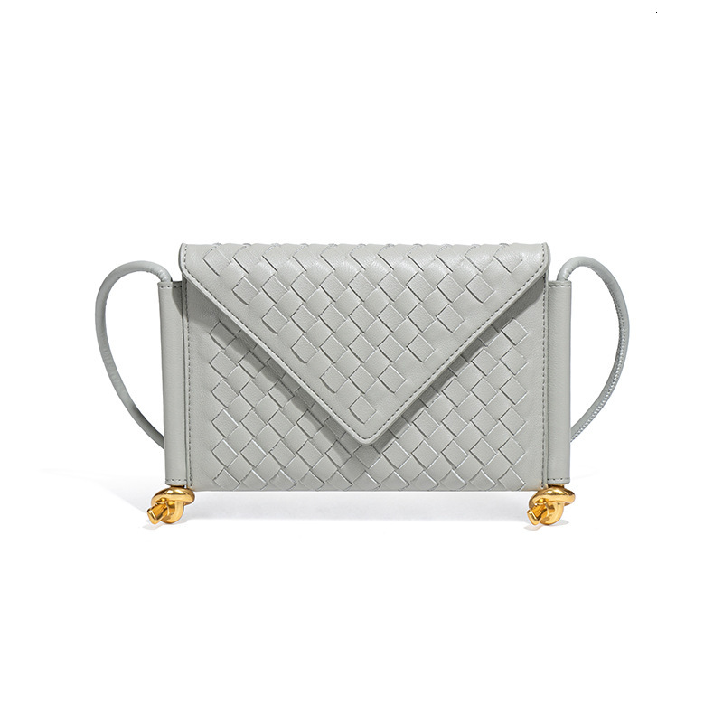 Free Shipping Designer Women's Bag 2025 Street Fashion Trend Woven Envelope Bag Single Shoulder Crossbody Messenger Bag Flap Phone Bag Luxury Han