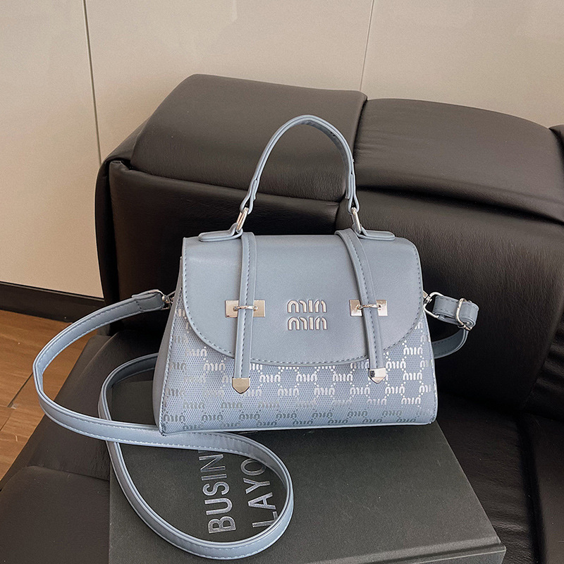 Free shipping 2025 new design large capacity fashionable trendy women's handbag retro versatile single shoulder diagonal cross bag