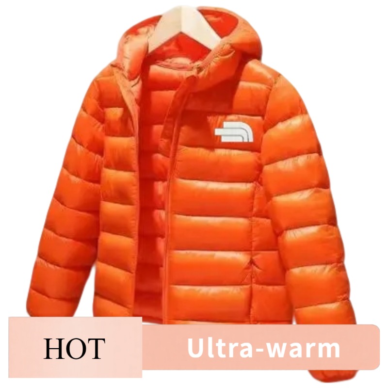 Ultra-Warm Kids Down Jacket 1-10Y Unisex Winter Puffer Coat Thermal-Lock Hooded Waterproof Parka Outerwear