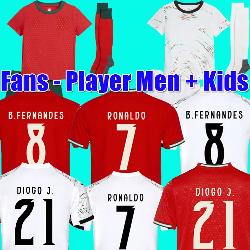 DIOGO J soccer jerseys RUBEN Portugieser 2025 2026 Portuguese ronaldo football shirts 25 26 Men Kids kit sets Portugal