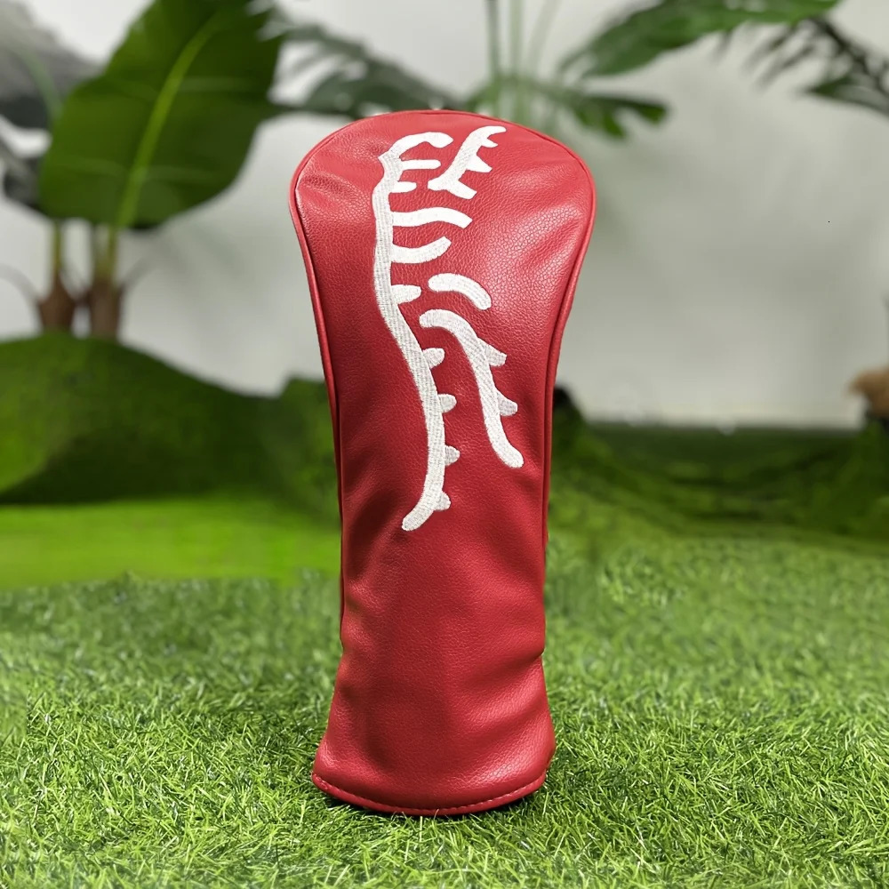 red golf club head cover Durable waterproof golf accessory providing the protection for your golf club. 250628