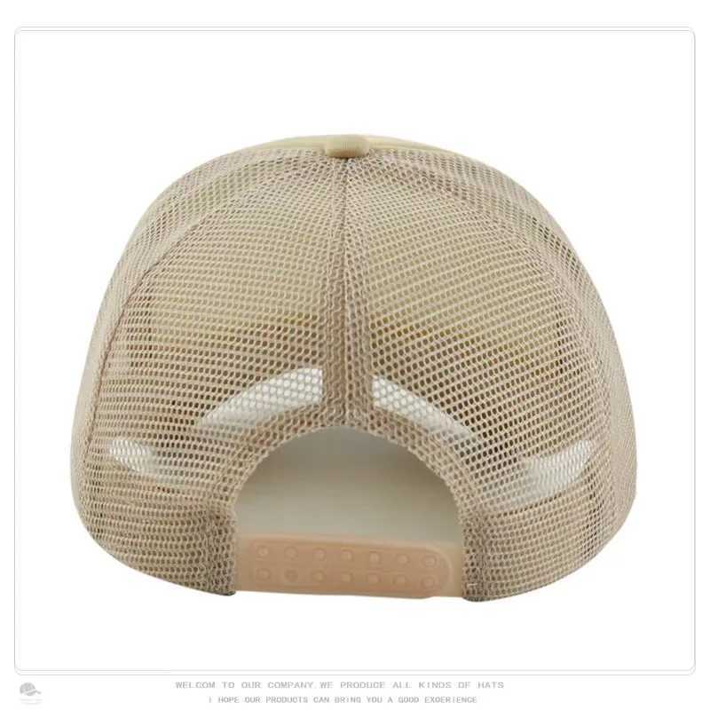 New Trucker Caps Men Wen Plain Blank Foam Mesh Baseball Cap With Rope Summer Breathable Outdoor Sport Sun Visor Hats X250704