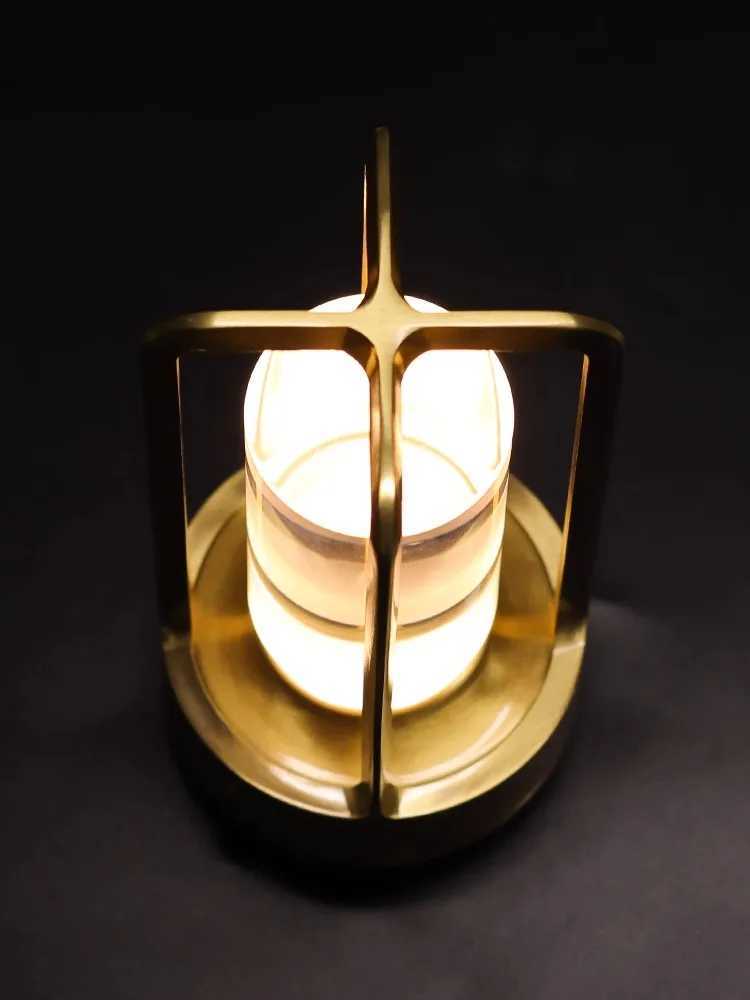 LED Touch Sensor vintage black gold silver Camping Table Lamp fixture rechargeable desktop night light restaurant bedroom decoration XJ250703