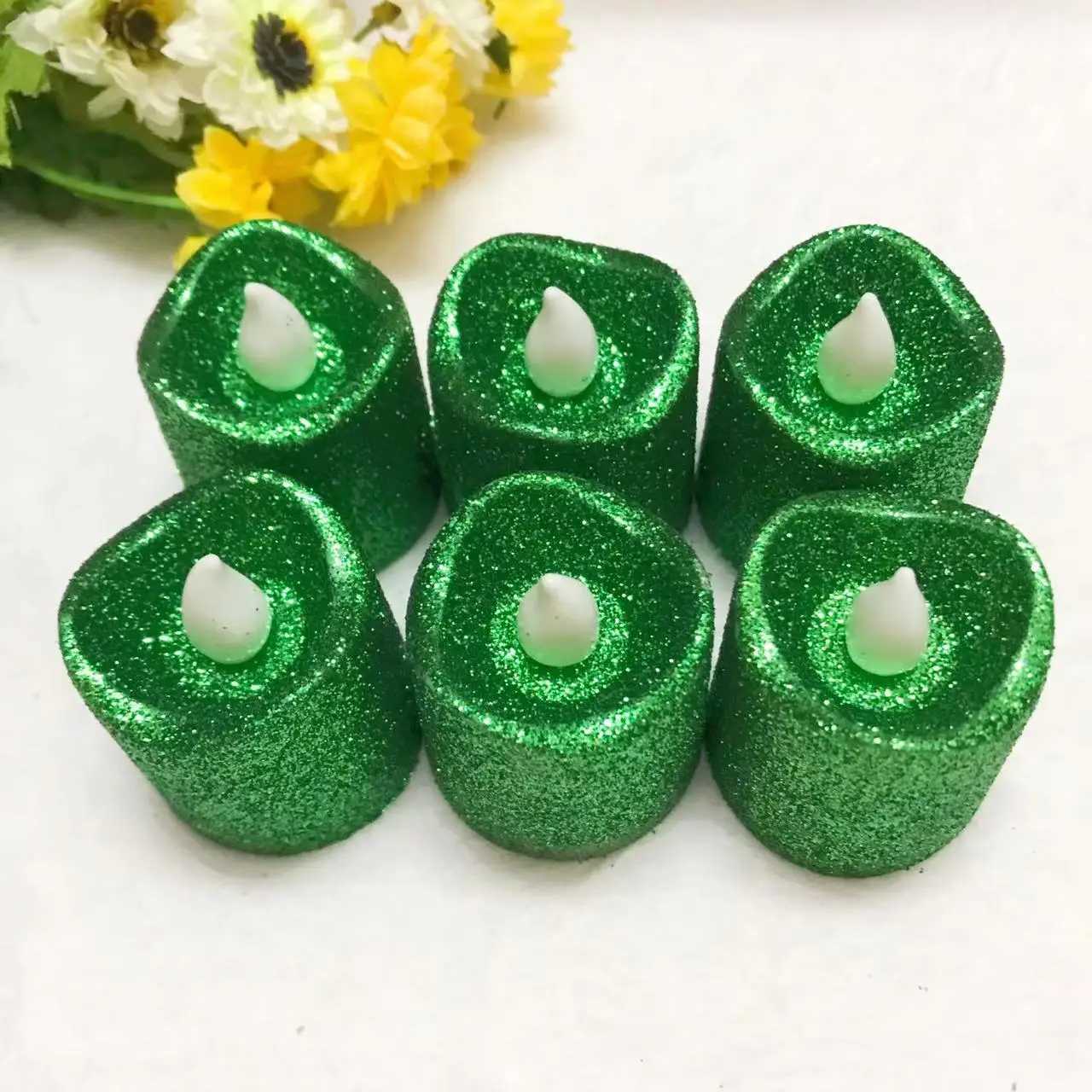 Creative Candle Light Wedding Bar Decoration LED Powder Small Candles. Special setting W250704