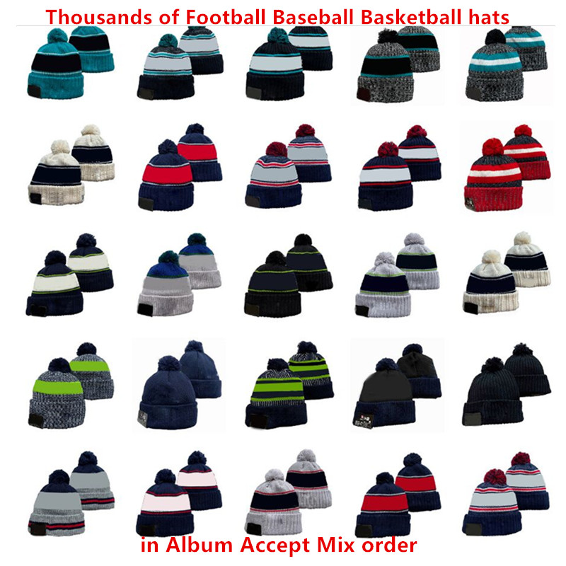 Newest Beanies Football Knit Hats Sports Cap The City Cap Mix Match Order All Caps in stock Top Quality Hat More 5000+Styles