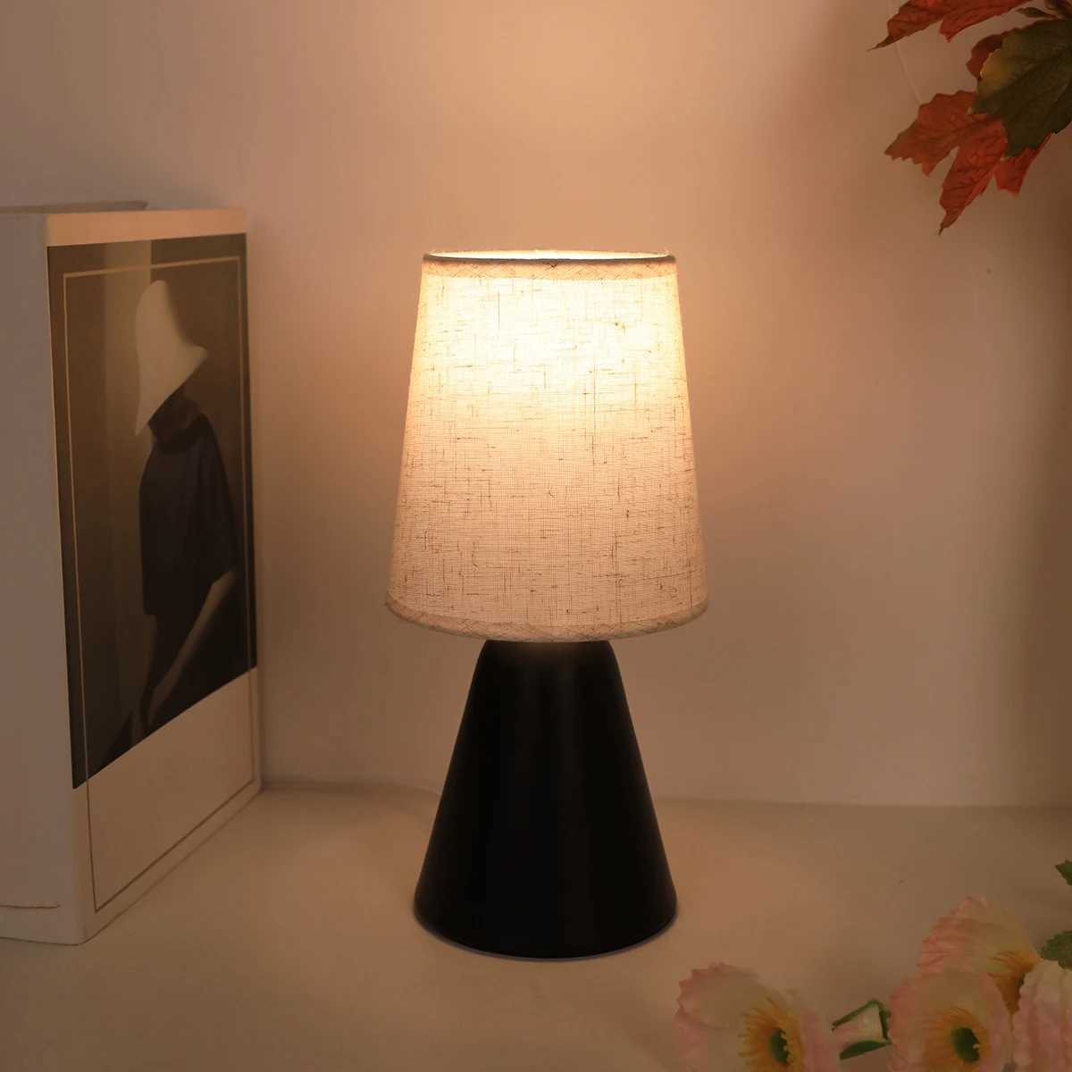 Modern linen art table lamp home decoration atmosphere lamp suitable for bedrooms study roomsXJ250703