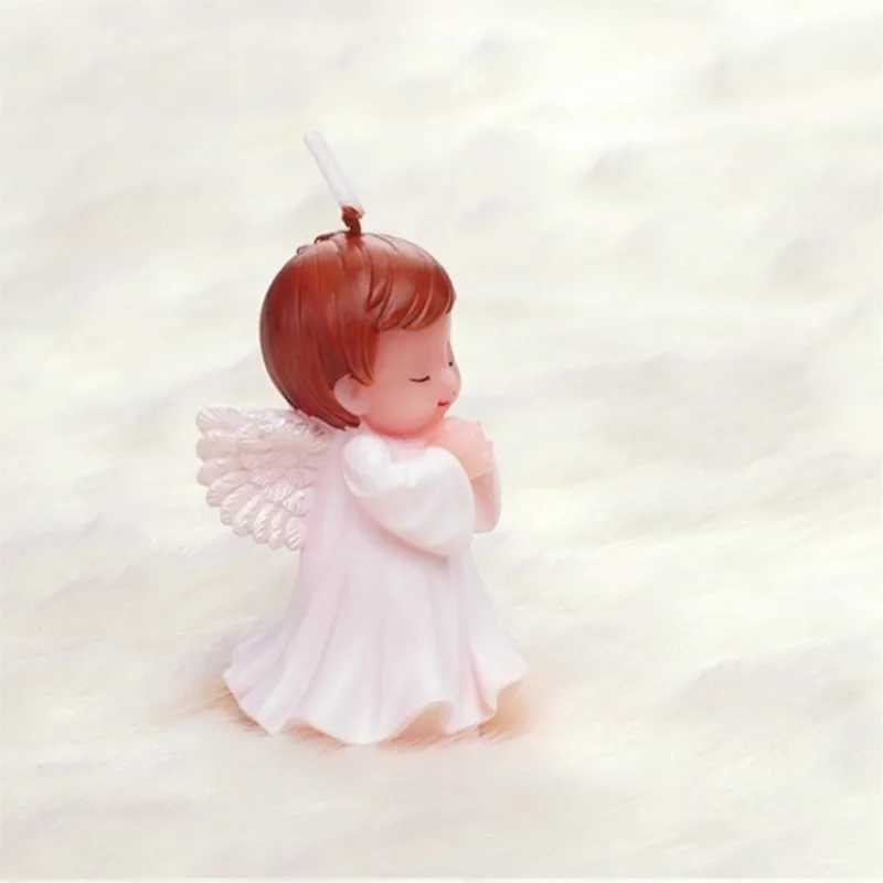 2023 Creative Home Birthday Candles Smokeless Candles Angel Baby Shape Decorative Small Candles Childrens Party Supplies LF197 W250704