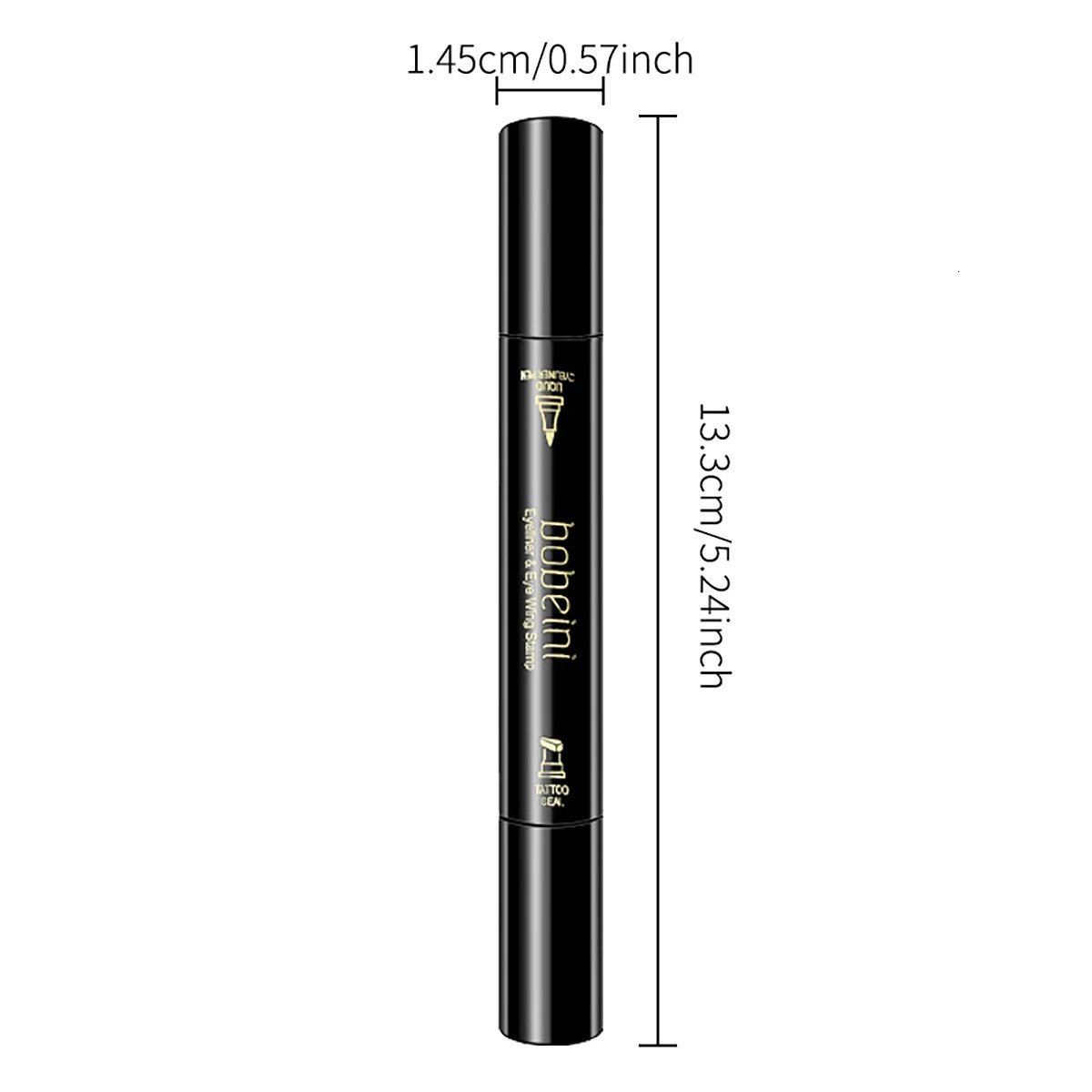High Quality Stamp pen Easy-On Mineral Liquid Eyeliner Pen Quick-Drying Smudge-Free for Beginners Eye Makeup 250704