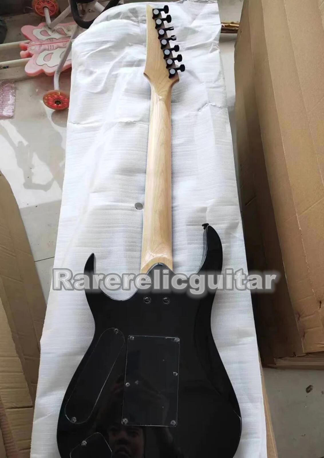 In Stock UV777 Universe 7 Strings Dazzling Colorful Electric Guitar with Floyd Rose Tremolo Bridge