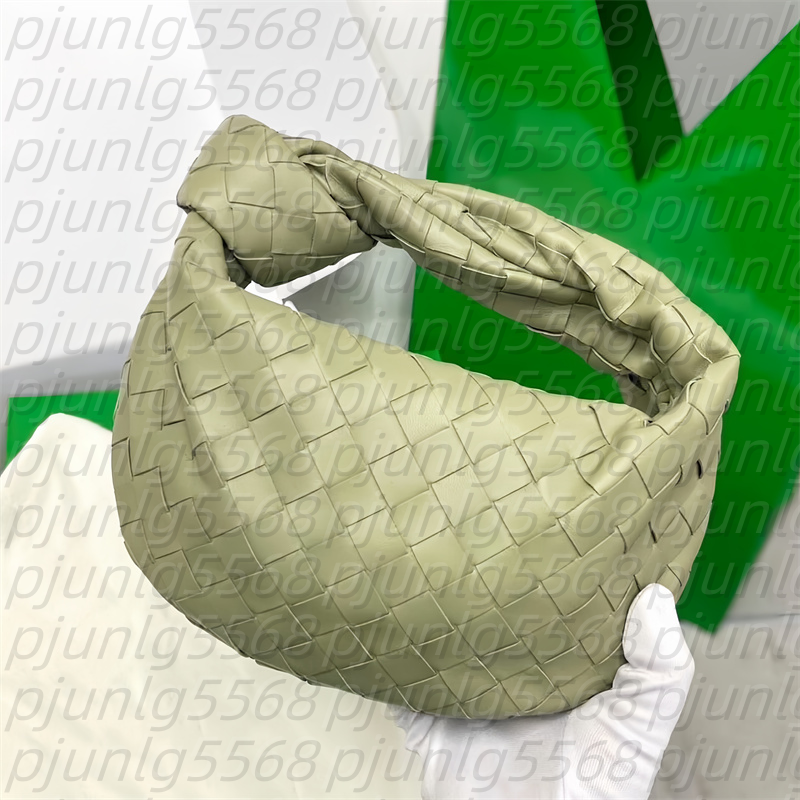 Top quality armpit shoulder bag Fashion woven leather handbag Luxury designer Moon shaped medium bag Women' Cosmetic Bags crossbody purses