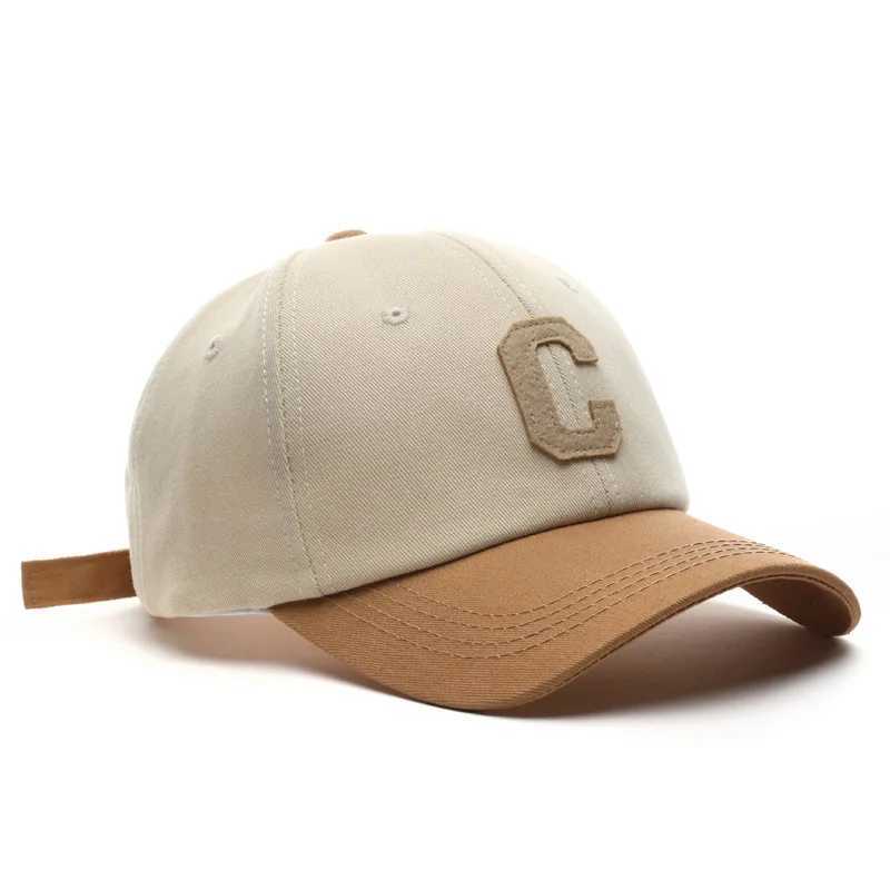 Baseball Cap for Wen Men Hat Fashion Letter C Patch Hat Summer Sun Visors Caps Color Block Design for Casual Wear X250704