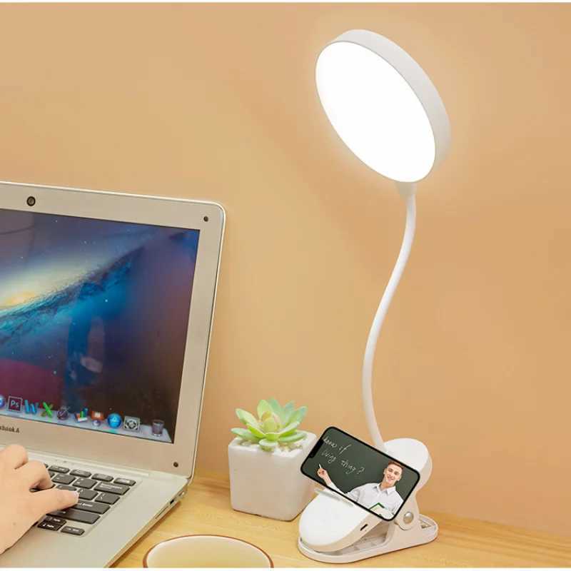 LED Desk Lamp with Touch Control - Rechargeable Adjustabl Eye Protection Reading Lamp Desk Lamp for Students Home Office UseXJ250703