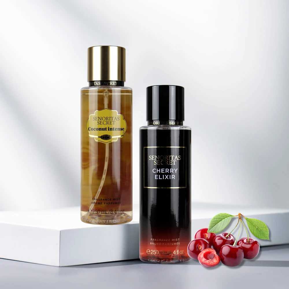 250ml Body Spray Flower Fruit Lasting Perfume Natural Plant Love Spell Scent Velvet Petal Fragrance Crushed Flash Gold Deodorant XJ250704