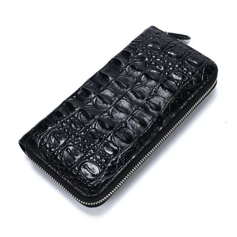 Luxurious designer genuine crocodile leather handbags, small handbags, long wallets, men's bags