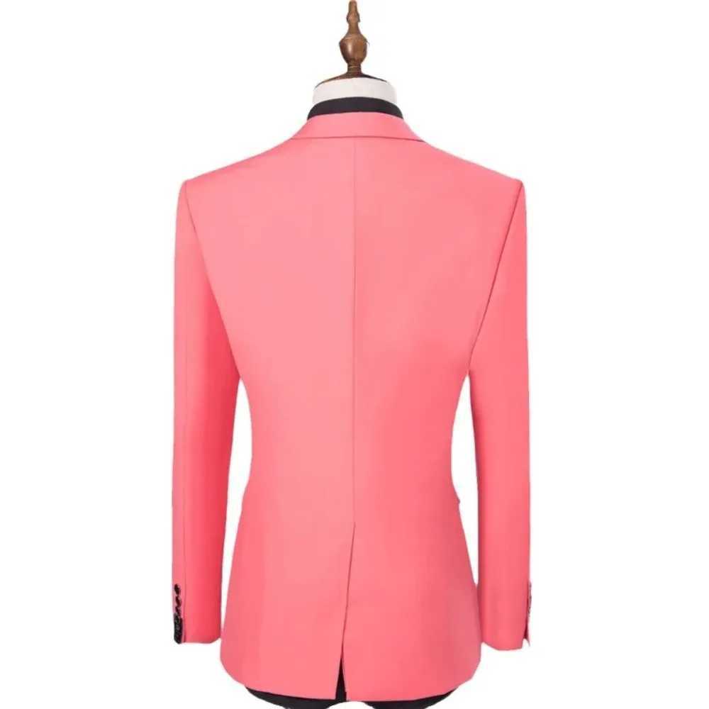 Blazer Suits Men Turn Down Collar Blazers Business Jackets Solid Ankle Length Pants Two Pieces Straight 2025 Spring Pockets X250704