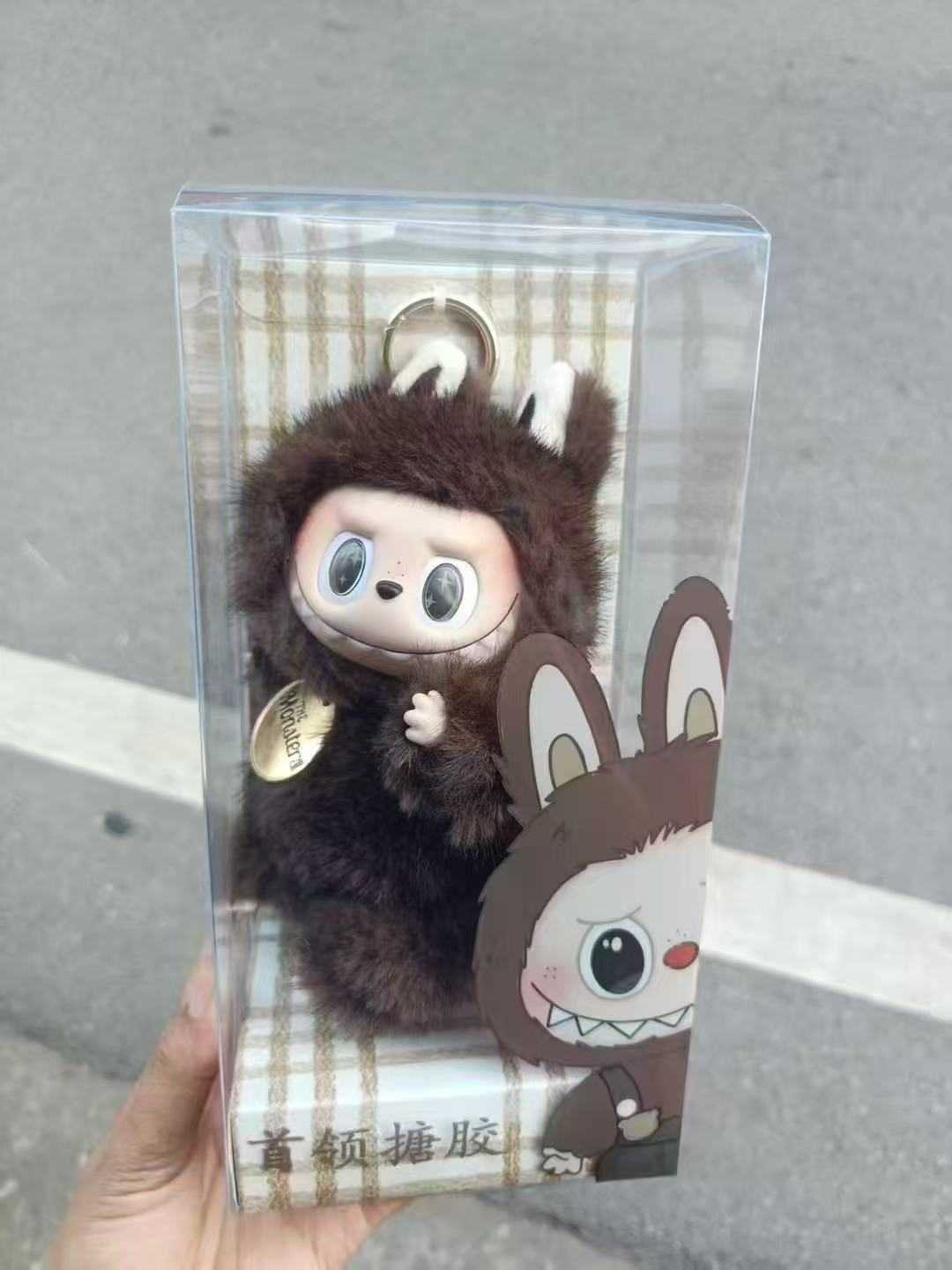 Archangel Labubu Big Leader Blind Box Handmade Doll Generation Vinyl Plush Pendant Sweetheart L250704{category}