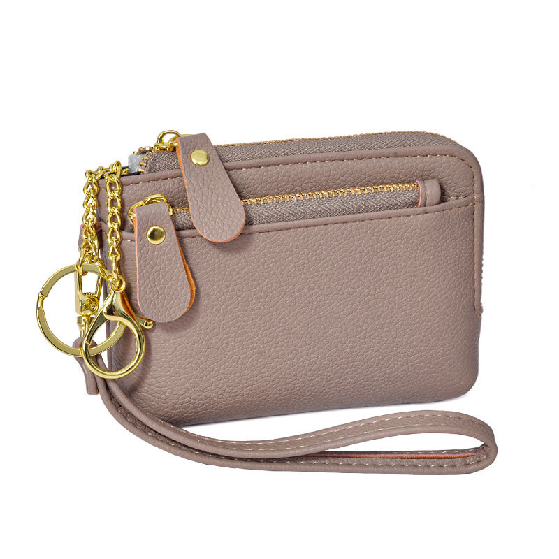 Free Shipping Designer Bag Cross-border New Handheld Small Wallet Multi-card Slot Keychain Coin Purse Large Capacity Coin Wallet For Women With High-e