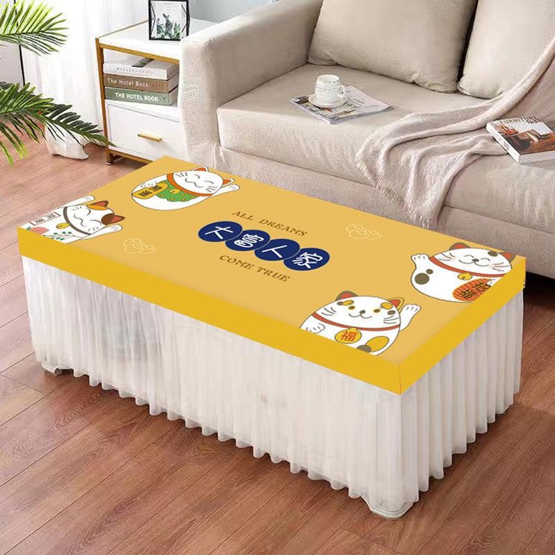 Tovaglia antipolvere e antisporco stampata con cartoni animati, personalizzabile S84P01