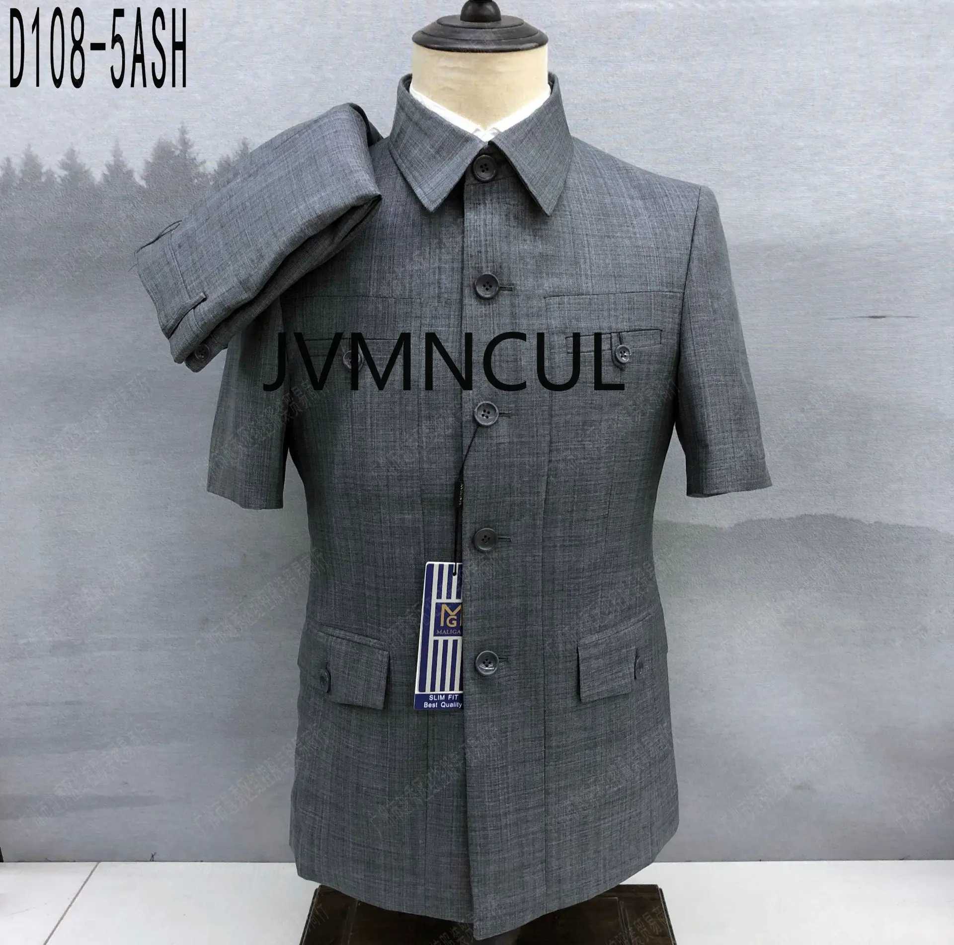 Hot Selling Short Sleeve Blazer for Summer Mens Blazer and Trouser Suit Mens Western Style Suit X250704