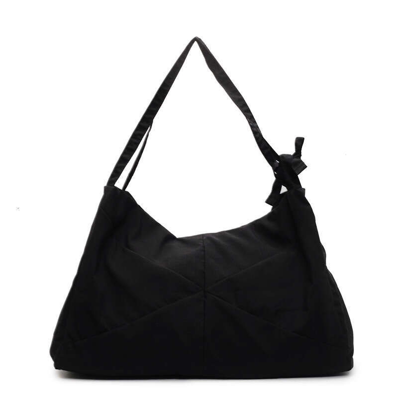 New Tote Nylon Solid Color Crossbody Student Minimalist Large Capacity High-end Feel Women's Shoulder Bag Fashion Versatile