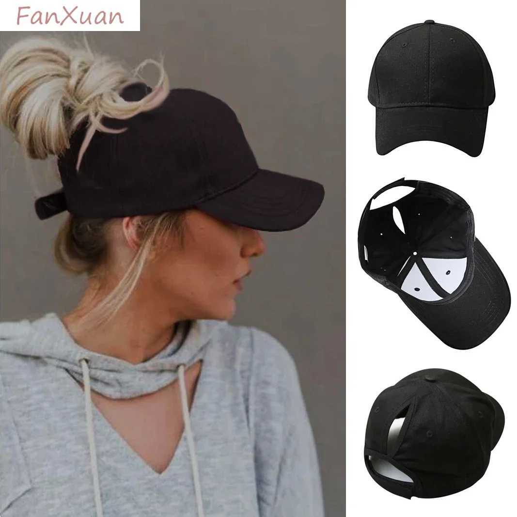 High Ponytail Baseball Cap for Wen Spring Summer Sun Hat Running Snapback Hat Messy High Bun Wens Caps Fem X250704