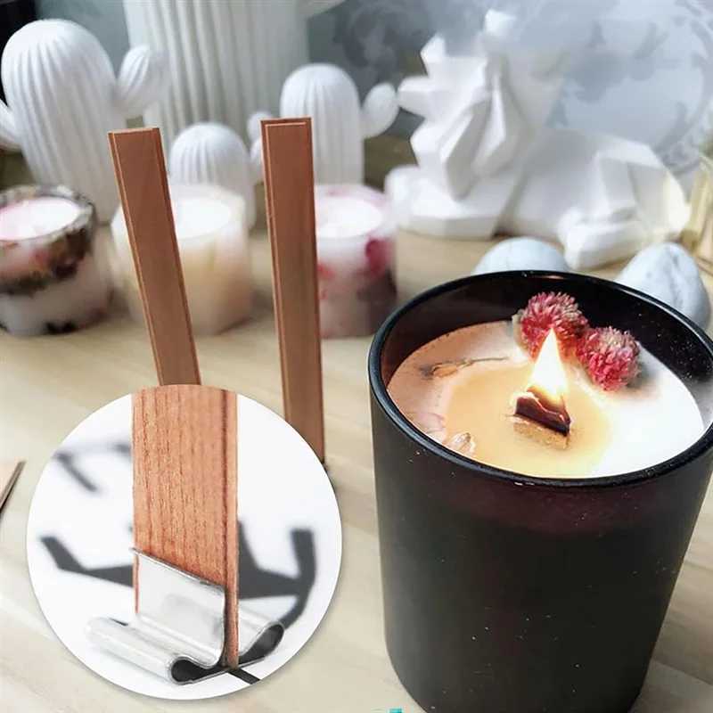 Wooden Candle Wicks Crackling Wicks Wood Wicks For Candles Wood Wick Candle Making Kit With Smokeless Candle Wicks-ABUA W250704