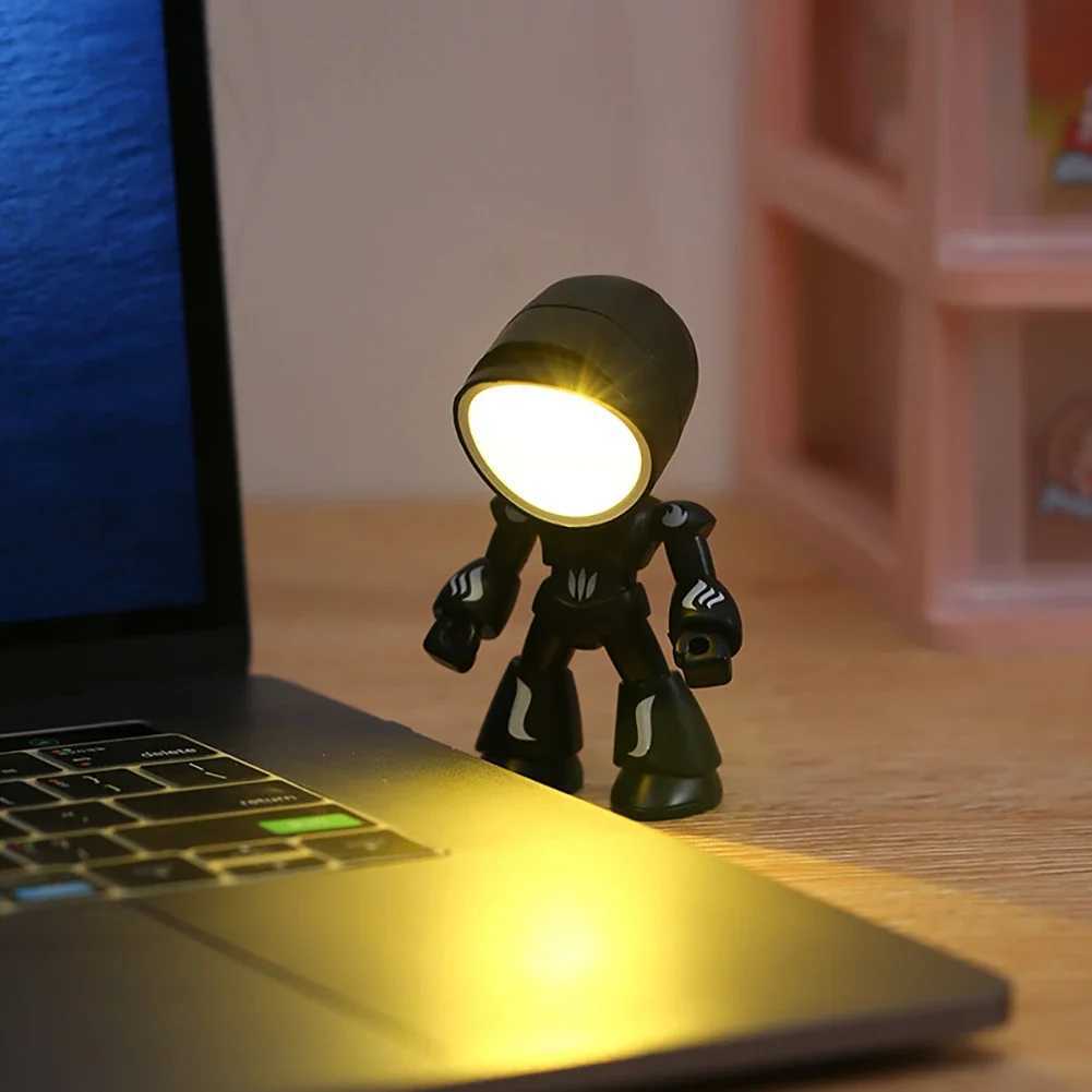 Mini Night Light LED Cartoon Cute Hero Police Desk Lamp Desktop Ornament Bedside Bedroom Table Lights Children Boy Holiday GiftsXJ250703