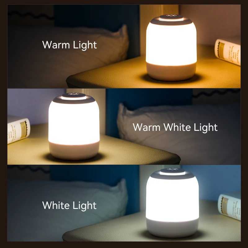 7 Touch Lamp Night Lights USB LED Table Lamp Bedside Lamp Bedroom Lamp with Touch Sensor Portable Read Book Lights for Kids Gifts XJ250703