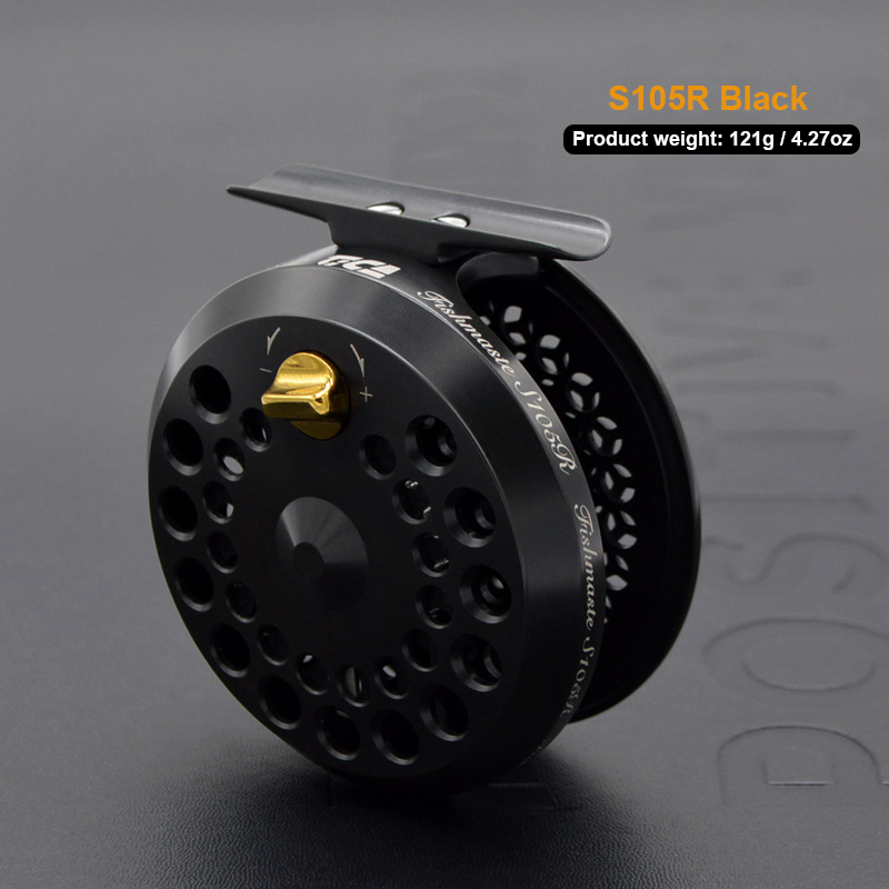 3/4wt Fly Reel with CNC-Machined Aluminium Material for River and String Fishing - Interchangeable Left and Right Hand