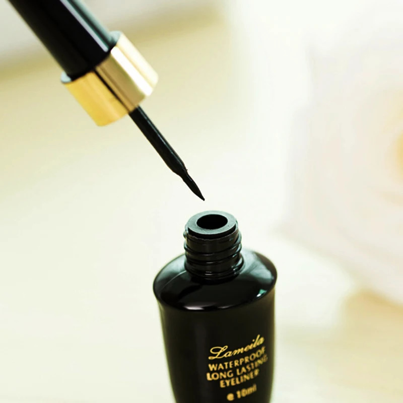 Long-lasting hard-tipped gel eye ultra-fine waterproof black liquid eyeliner pen 250704