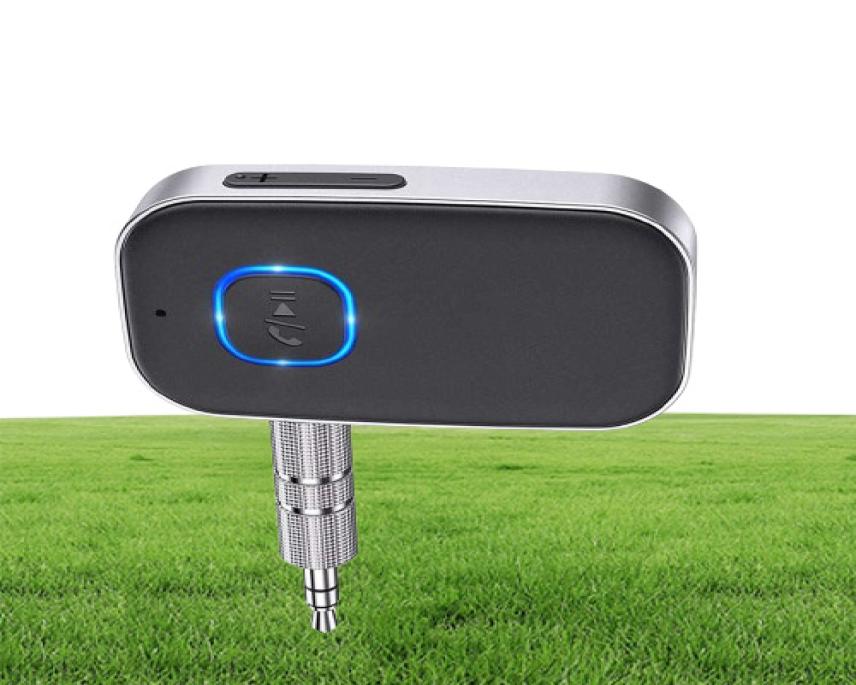 2025 new J22 Receiver AUX Wireless Bluetooth 5.0 Car Portable o Adapter 3.5mm with Microphone7872541 Free shipping