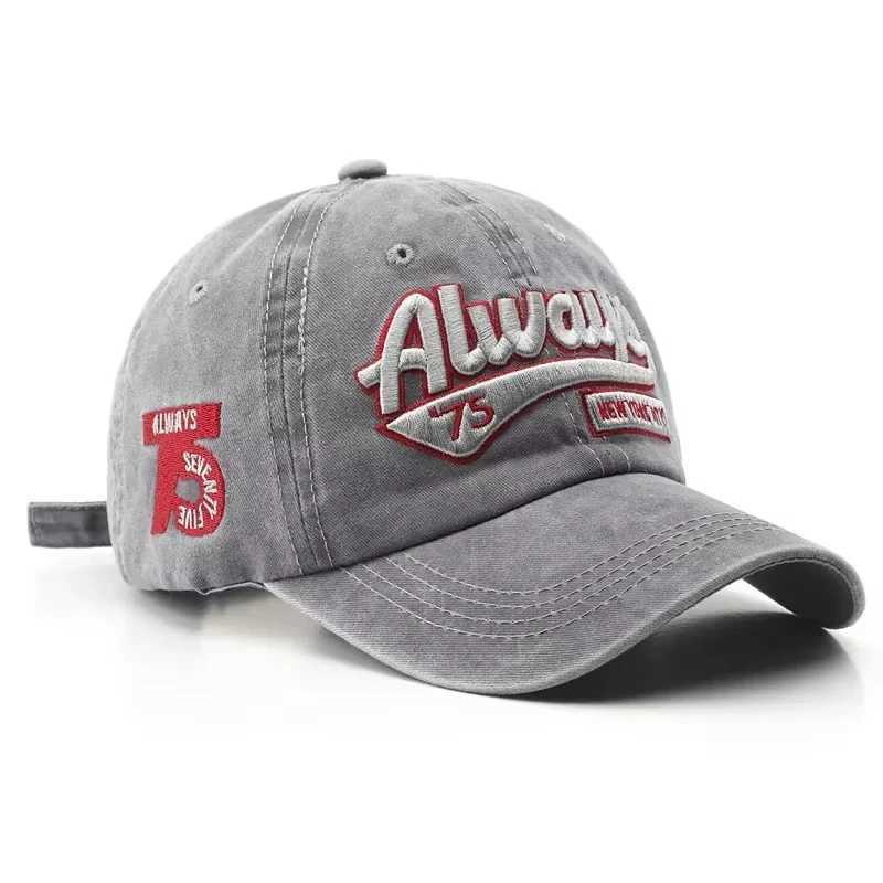Fashionable letter embroidered baseball caps for men and wen vintage street hip-hop curved brimmed hats X250704