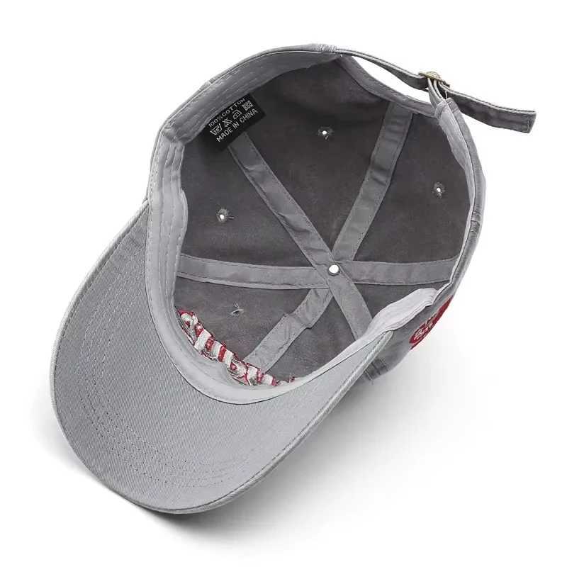 Fashionable letter embroidered baseball caps for men and wen vintage street hip-hop curved brimmed hats X250704