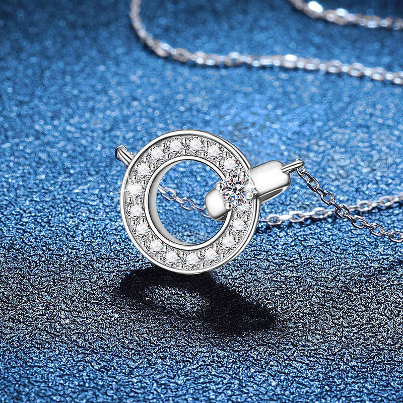 S925terling S925ier Pendant Korean S925tyle Niche VerS925atile Clavicle Chain D Color MoiS925S925anite Necklace 03c
