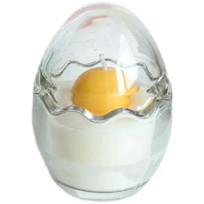 Ins Style Handmade Eggshell Candle Aromatherapy Broken Egg Art Niche Design Candle Home Decoration Birthday Gift for Classmates W250704