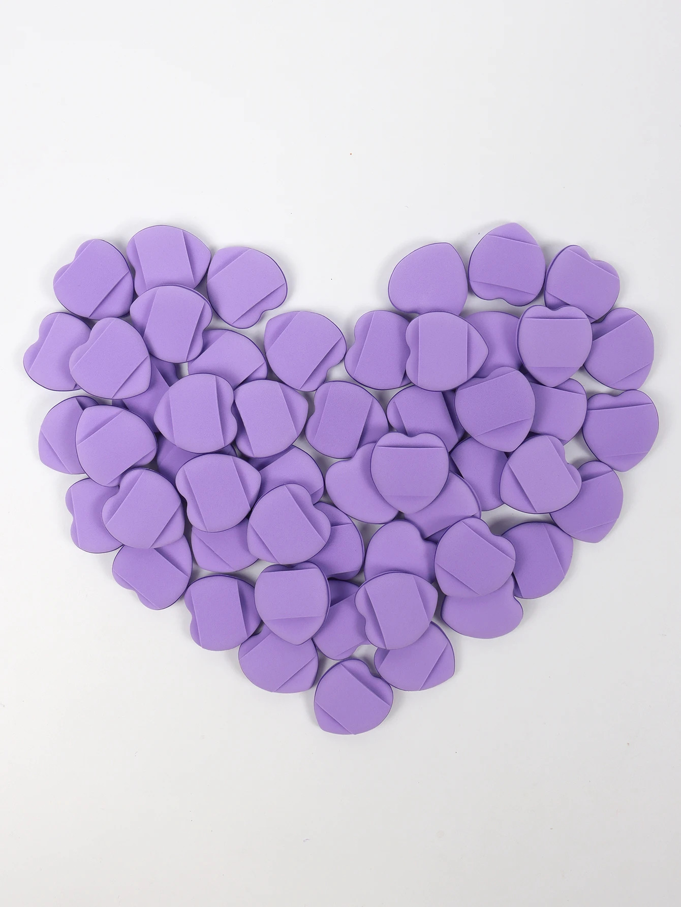 50 Mini Finger Cushions Air Cushion Powder Puff Latex Free Mixed Sponge and Cosmetic Puff Is Used for Liquid Foundation Make- 250625